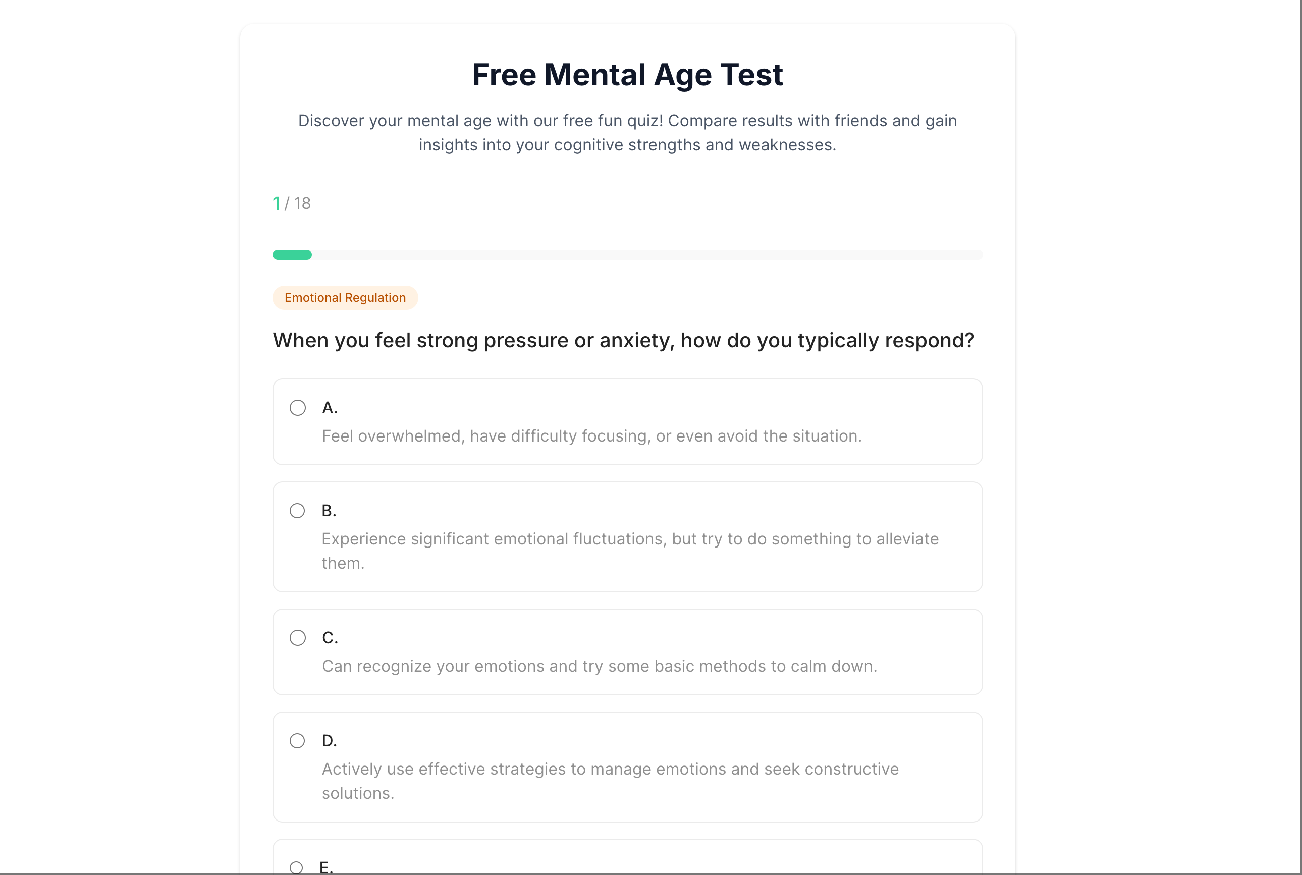 Take the Test